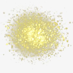 发光圈金色光点高清图片