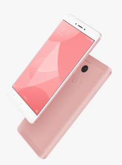 解锁的智能手机粉色小米note4X手机高清图片