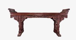 中式仿古实木桌子素材