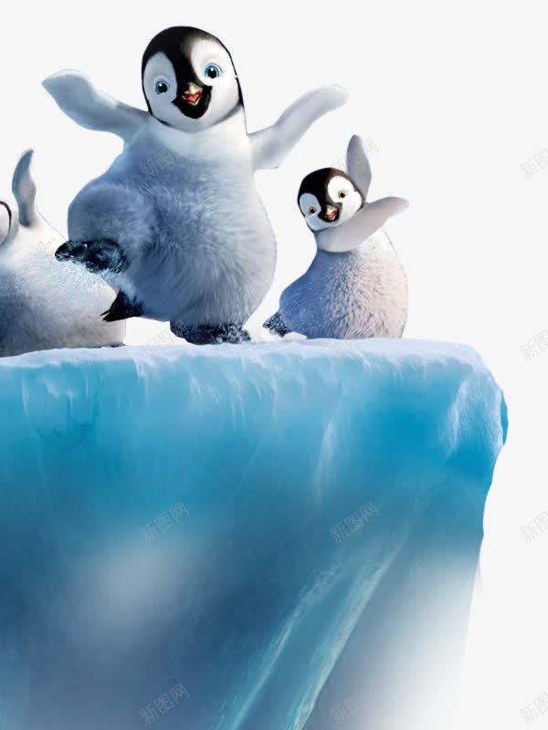 小企鹅png免抠素材_88icon https://88icon.com 企鹅 冰块 冰山 模型