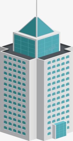避雷针独栋楼房图标高清图片