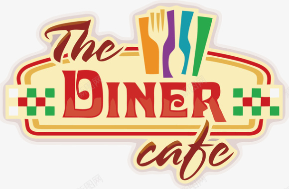 彩色食欲厨房logo矢量图图标图标