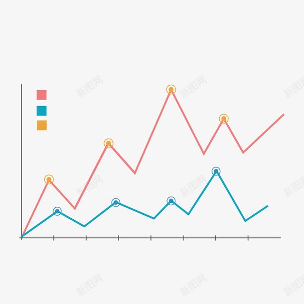 彩色折线数据分析png免抠素材_88icon https://88icon.com ppt 分析 商务 彩色 折线 数据 走势图 趋势