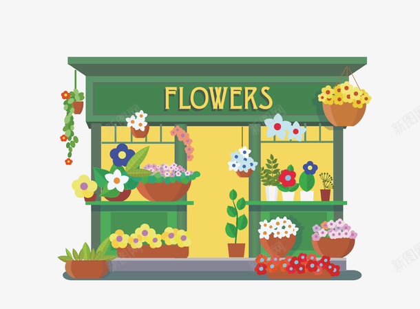 卡通扁平化花店矢量图eps免抠素材_88icon https://88icon.com flowers 卡通商店 商场 商店 商店png 商铺 商铺png 商铺扁平 扁平化花店 杂货铺 矢量图 矢量花店