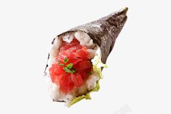日本小吃金枪鱼手卷寿司高清图片