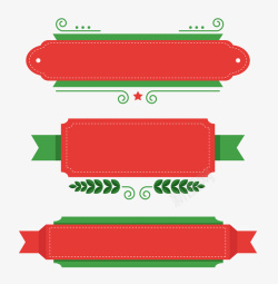 圣诞节花纹背景圣诞边框标签高清图片