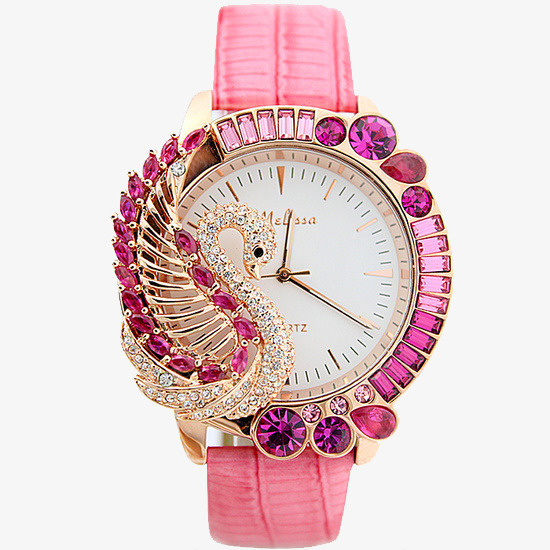 女士手表psd免抠素材_88icon https://88icon.com 产品实物 创意 创意手表 名表 品牌手表 女士手表 手表 粉色 钻石 钻石手表