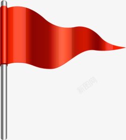 红色旗子标注红色小旗子高清图片