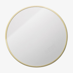 矢量镜子圆形的个性实物镜高清图片