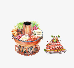 美食麻辣火锅美食餐饮火锅美食高清图片