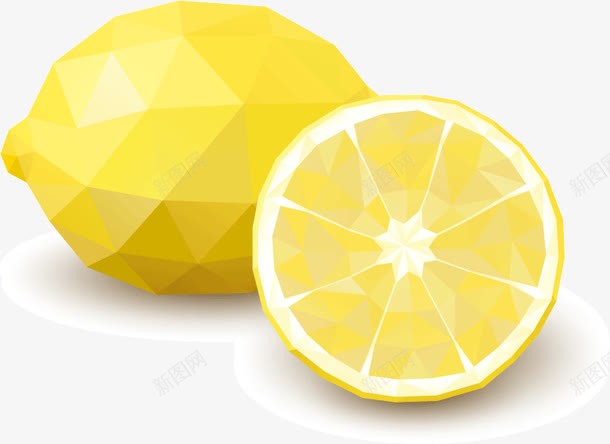 柠檬水果png免抠素材_88icon https://88icon.com 卡通背景 卡通设计 抽象背景 抽象设计 柠檬水果 瓜果 餐饮美食