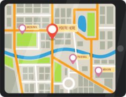 城市地图移动端地图app高清图片
