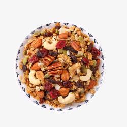 蓝莓果干产品实物营养水果燕麦片高清图片