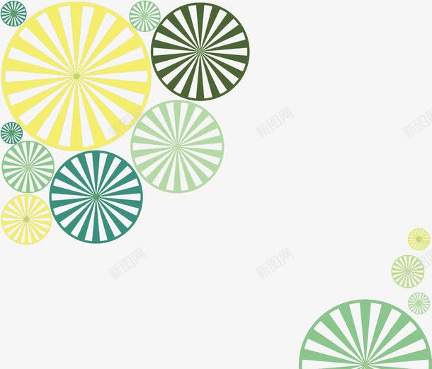 小清新圆形底纹png免抠素材_88icon https://88icon.com 创意 形状 曲线 未来派 概念 矢量图形 绿色 艺术 设计 近代