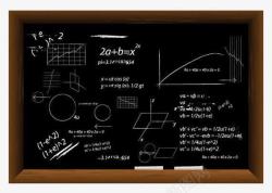 方程写满数学的黑板高清图片