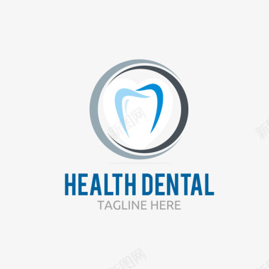 logo创意牙齿的logo矢量图图标图标