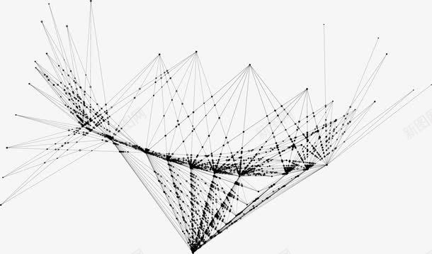 黑色几何线条png免抠素材_88icon https://88icon.com 免抠PNG 几何 科幻 线条 边框纹理 黑色