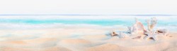 海水珍珠戒指唯美海边沙滩景色高清图片