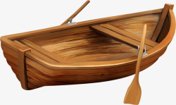 矢量小木船卡通手绘可爱的木船高清图片