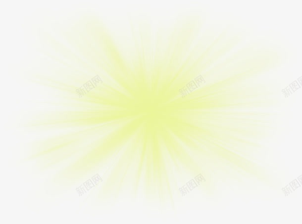 黄色光效彩绘风格png免抠素材_88icon https://88icon.com 彩绘 色光 风格