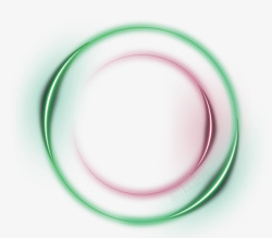 绿色圆圈光效效果元素素材