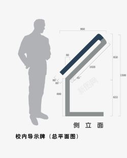 指示牌精神堡垒导视系统模板高清图片