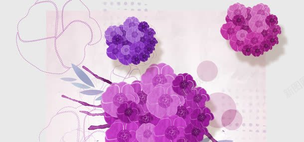 紫色花朵背景jpg设计背景_88icon https://88icon.com 壁画 壁纸 紫色 紫色背景图片模板下载 紫色背景图片素材下载 紫色花 花朵 花纹