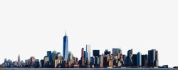 纽约风景全景纽约美国自由塔风景摄影景观高清图片