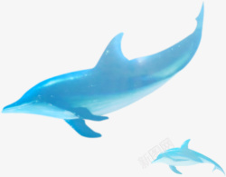 树木纹路蓝鲸装饰案高清图片