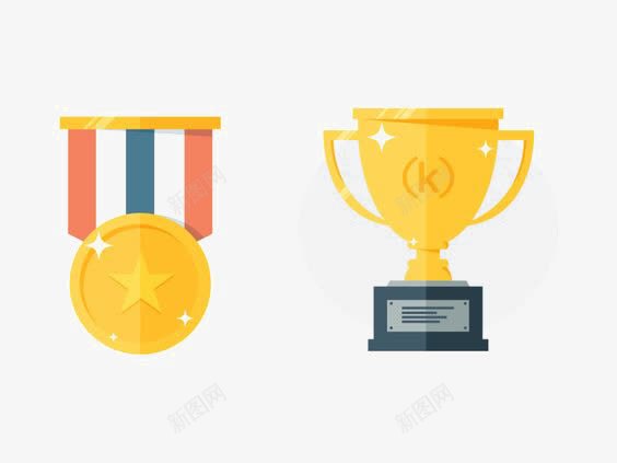 卡通金牌png免抠素材_88icon https://88icon.com 冠军 创意奖牌 圆形金牌 奖杯 金杯 黄金杯子