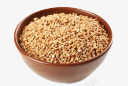 碗里的苦荞麦粮食谷物素材
