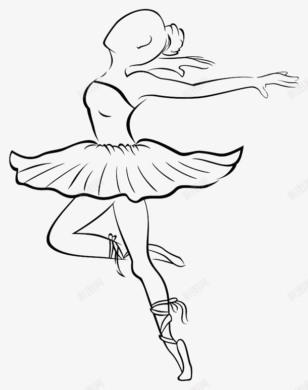 手绘黑色芭蕾女孩png免抠素材_88icon https://88icon.com 服装 线条 舞蹈 芭蕾 芭蕾女孩 芭蕾裙 裙子 跳舞 黑色手绘
