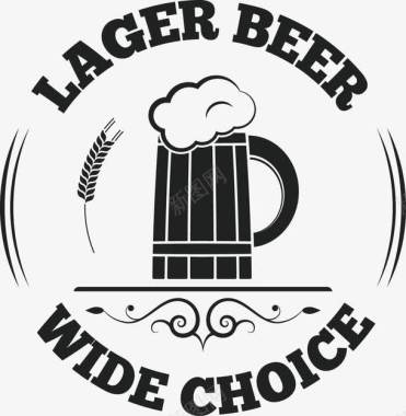雪花啤酒标志啤酒标签图标图标