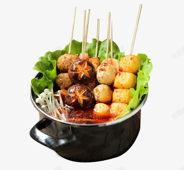 小吃麻辣烫png免抠素材_88icon https://88icon.com 快餐 热食 蔬菜 香菇