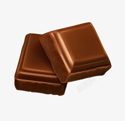 两块巧克力素材