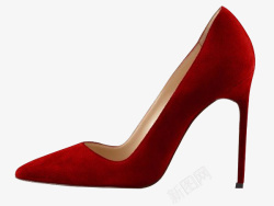 红色高跟鞋图素材