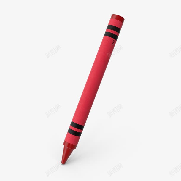 一支蜡笔png免抠素材_88icon https://88icon.com 学校 画 着色 红色的蜡笔 艺术 艺术用品 蜡笔