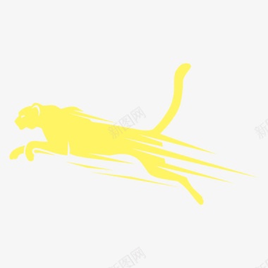 碎片动物豹子图标图标