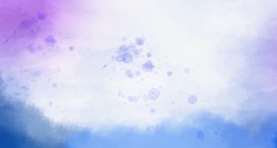 蓝紫色水彩透明背景素材