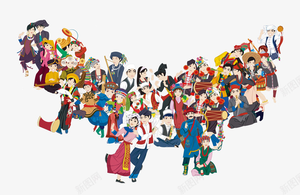 五十六个民族少数民族psd免抠素材_88icon https://88icon.com 一条心 中国民族 五十六个民族 唱山歌 少数民族 最炫民族风 民族大团结 民族风情