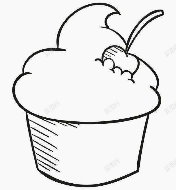 杯子樱桃蛋糕png免抠素材_88icon https://88icon.com EPS 图案 手绘 插图 樱桃 甜品 甜点 矢量素材 简笔画 简笔画五官素材 纸杯蛋糕 蛋糕简笔画