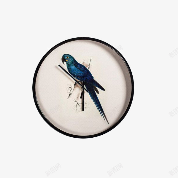 墙面装饰钟psd免抠素材_88icon https://88icon.com 圆形钟 墙上装饰品 墙面装饰 小鸟 时钟