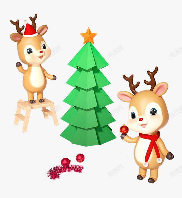 圣诞节元素小鹿png免抠素材_88icon https://88icon.com 圣诞树 圣诞节 圣诞节字体圣诞节袜子圣诞节麋鹿圣诞节边框圣诞节雪橇礼物圣诞老人 灯光 礼物 红色 绿色 透明元素 金色 金色氛围 雪花 雪花形状 鹿角