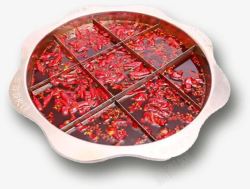 红色锅底设计重庆火锅高清图片