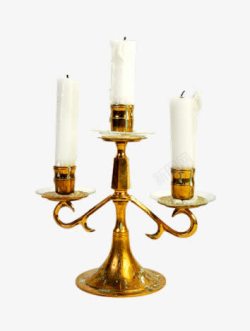 欧式烛台金色欧式蜡烛台高清图片