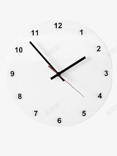 白色家居挂钟png免抠素材_88icon https://88icon.com 家居 挂钟 白色