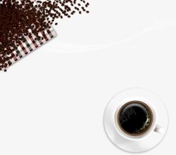 咖啡豆促销模板素材