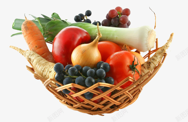 一篮子水果和蔬菜png免抠素材_88icon https://88icon.com png素材 产品实物 时令蔬菜 果蔬 绿色食品 蔬菜