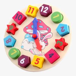 磁力早教益智玩具木制儿童智力形状配对婴幼儿积木高清图片