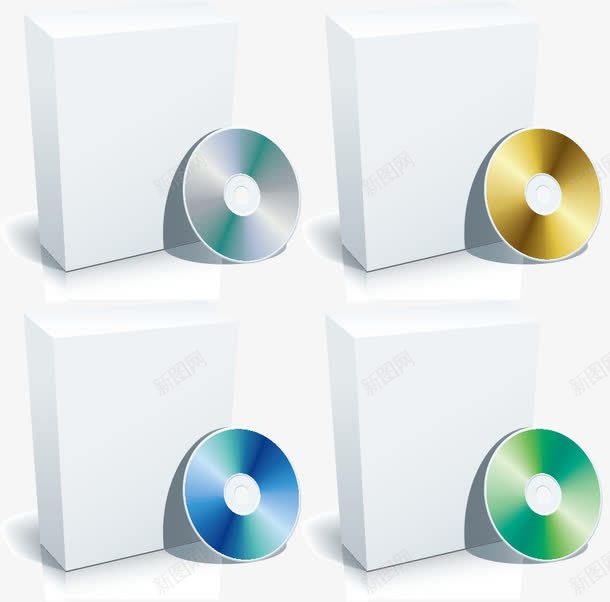 空白软件包装盒模板epng免抠素材_88icon https://88icon.com DVD光碟 空白软件包装盒模板矢量素材eps格式矢量包装盒软件包装立体盒子cd光盘
